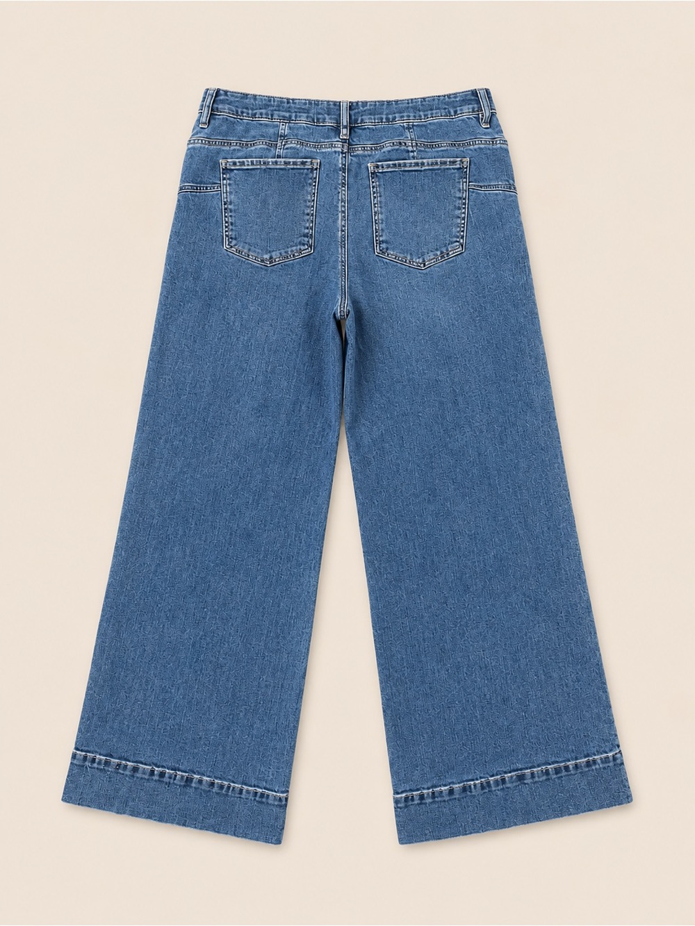 KUT from the Kloth Maya High Rise Fab Ab Wide Leg Jeans Size 14 - Picture 2 of 6